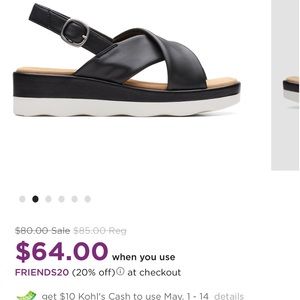 Size 8 never worn clarks